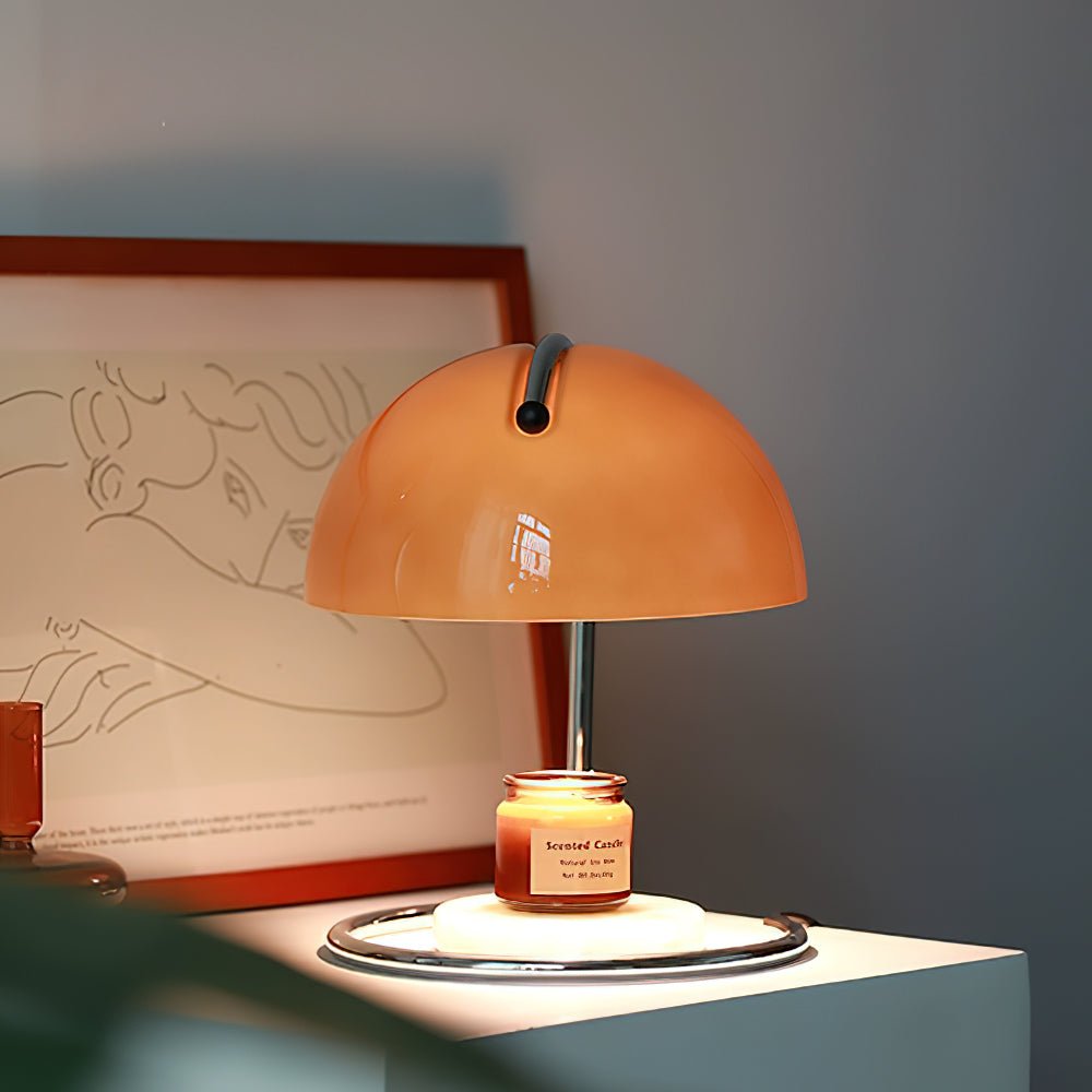Caelis moderne tafellamp in oranje