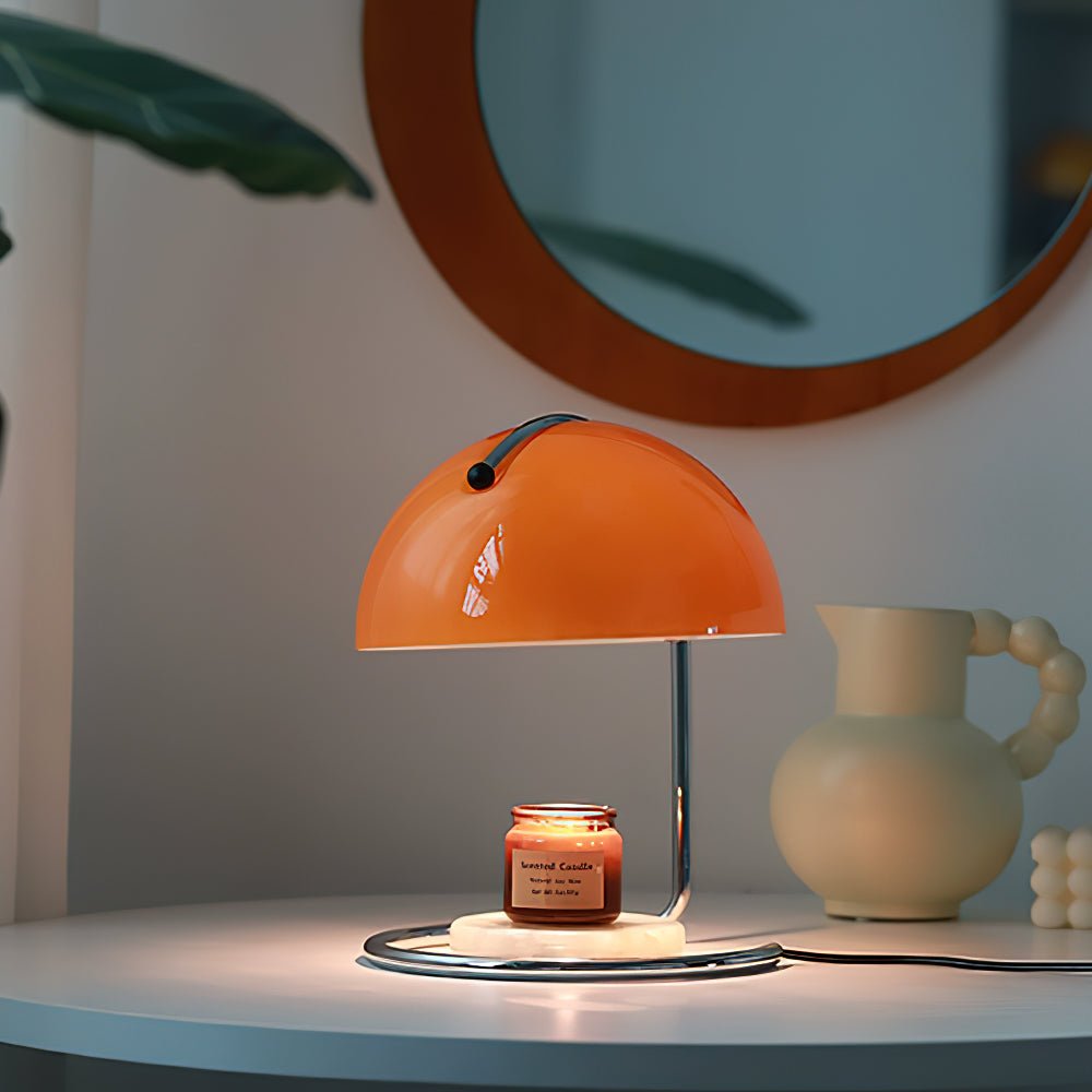 Caelis moderne tafellamp in oranje
