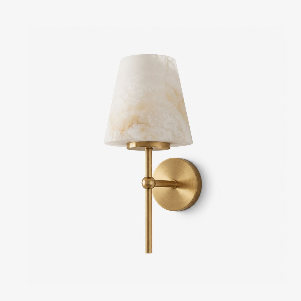 Stavermere albast wandlamp