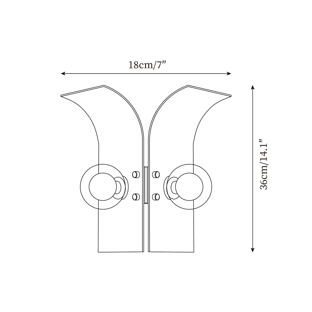 Declay wandlamp