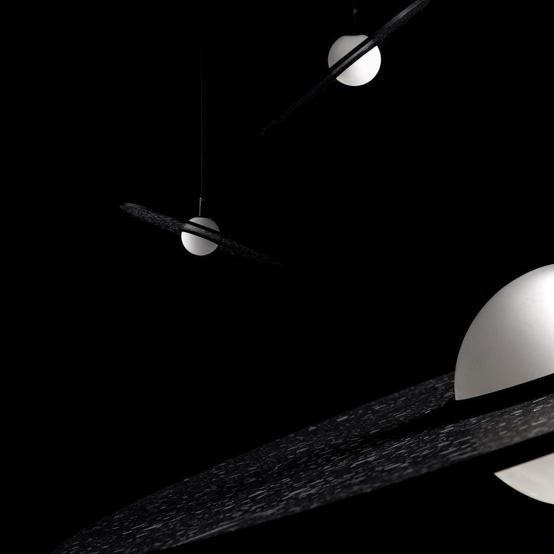Elaiira hanglamp Planet voor woonkamer