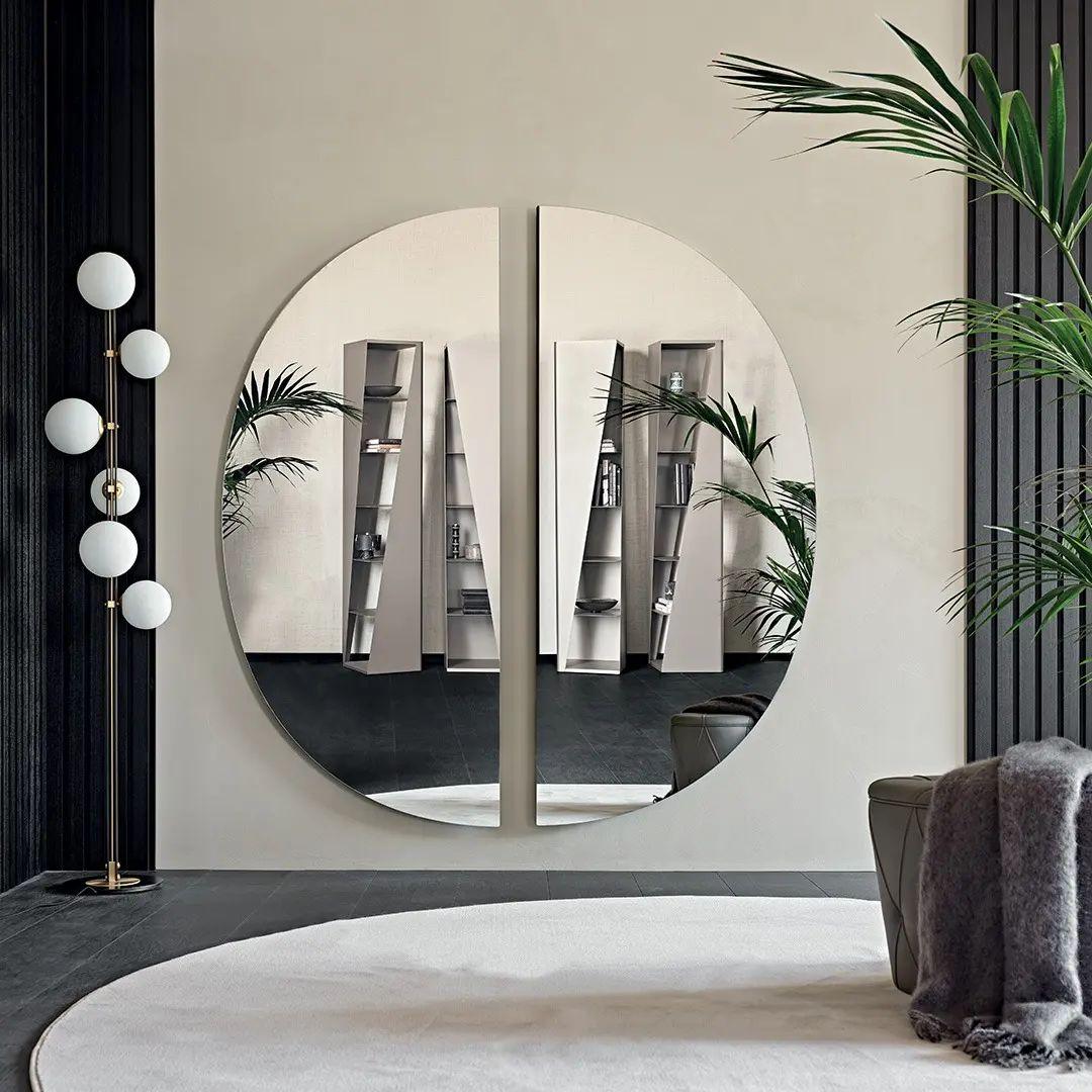 Eireneria elegante vloerlamp met glazen kap