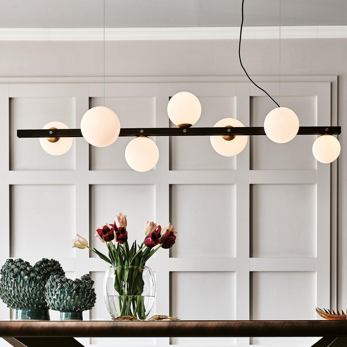 Eireraine Moderne hanglamp van glas