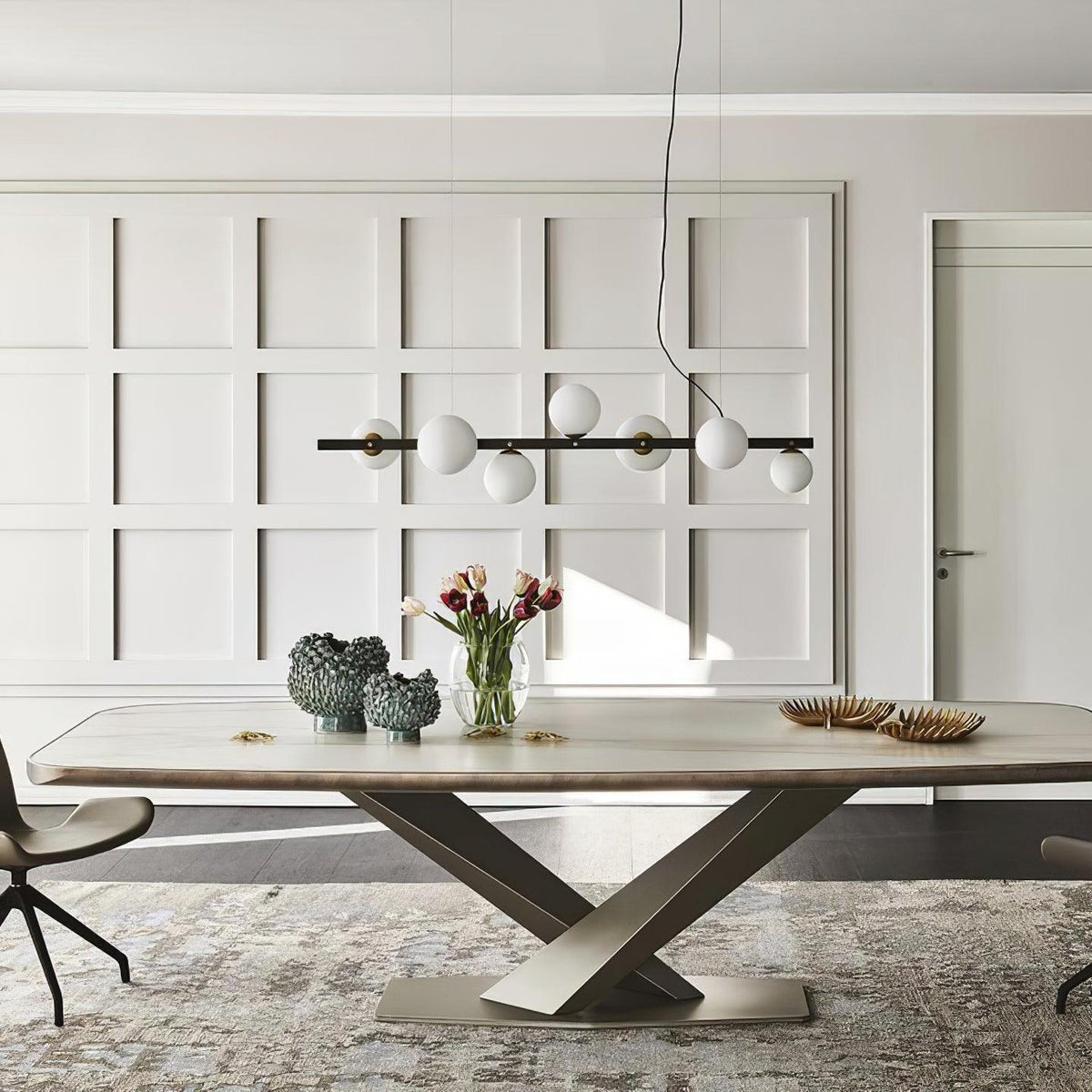 Eireraine Moderne hanglamp van glas