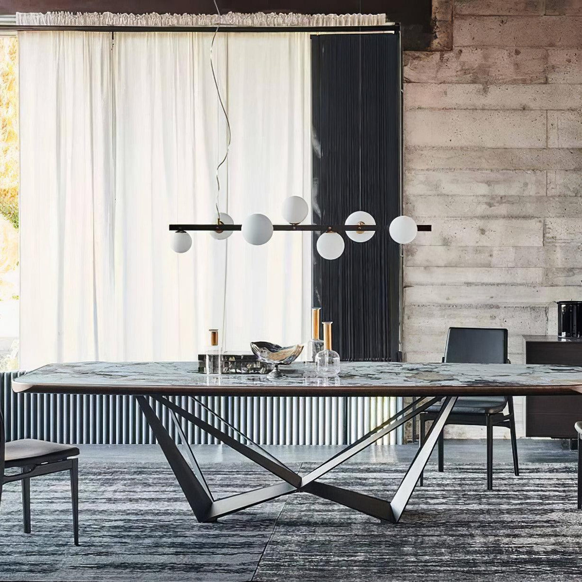 Eireraine Moderne hanglamp van glas