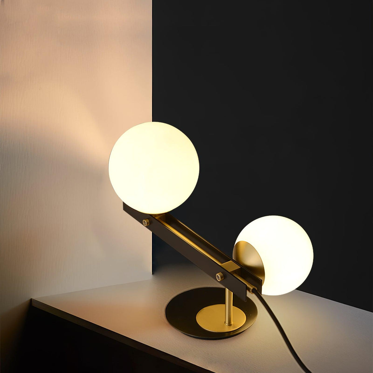 Veloella moderne tafellamp van glas