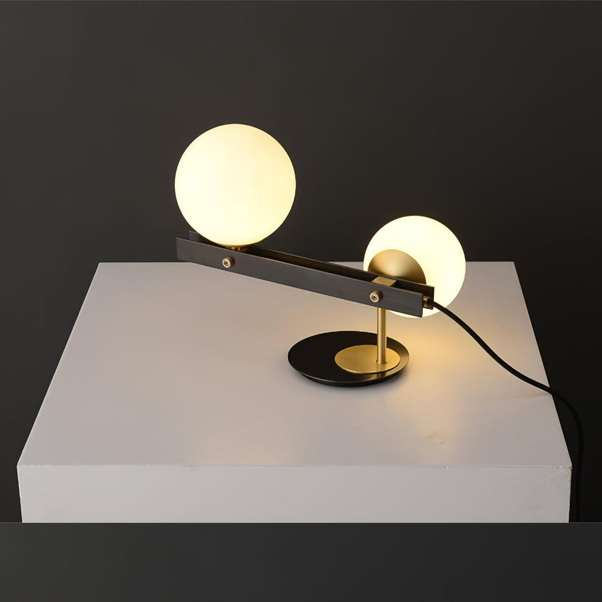 Veloella moderne tafellamp van glas