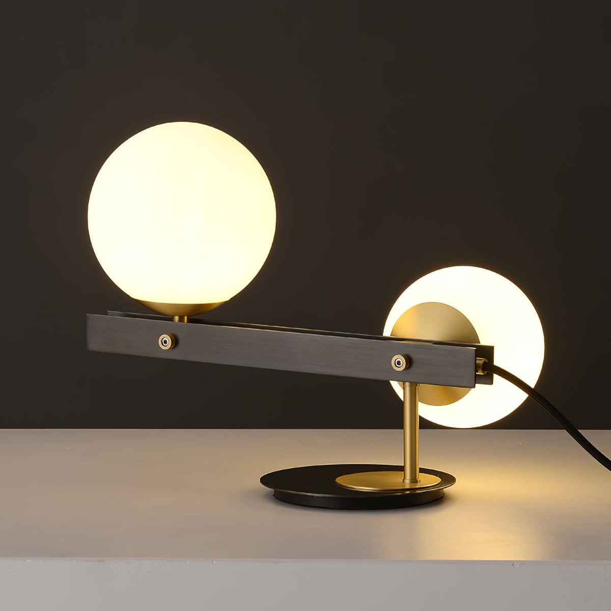 Veloella moderne tafellamp van glas