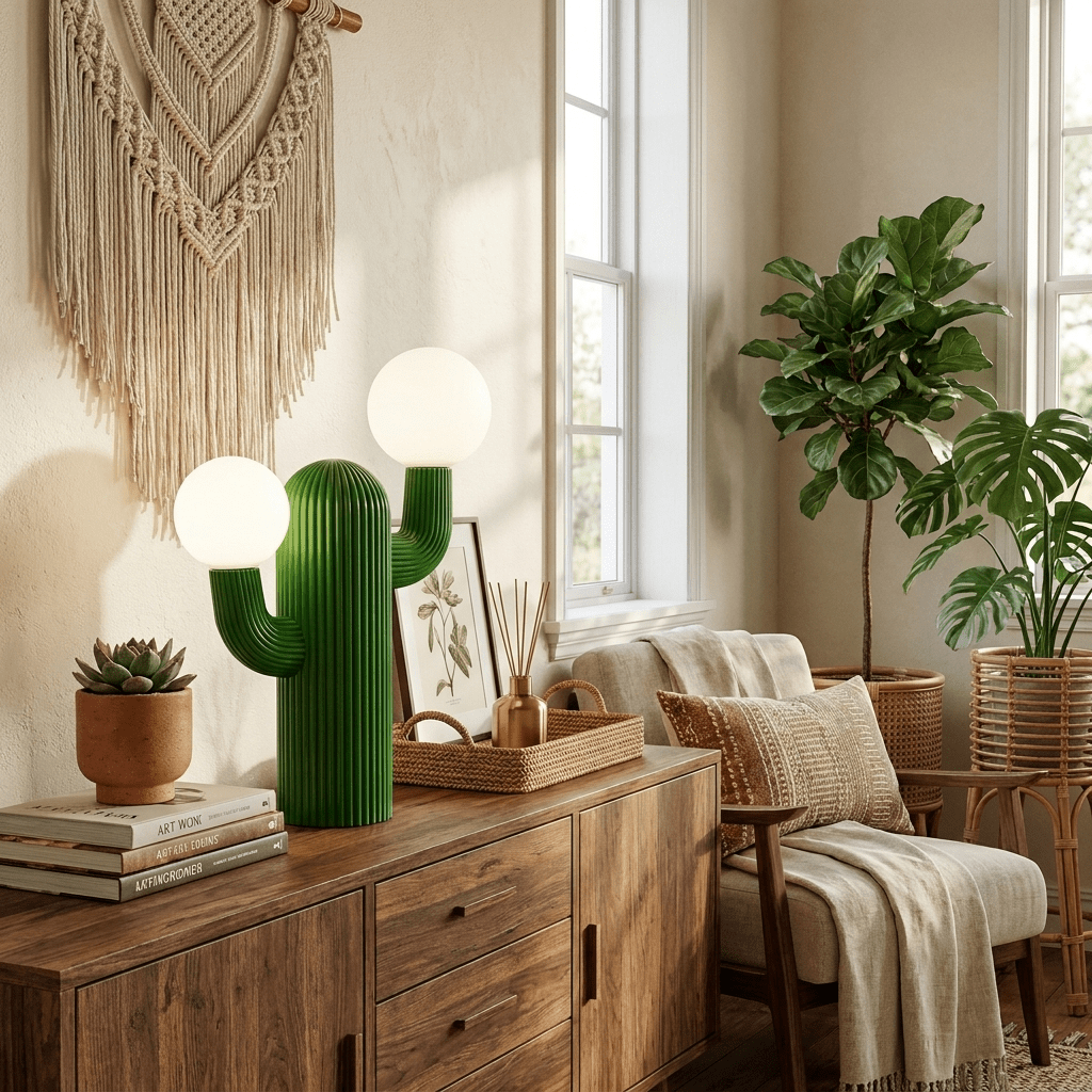 Lazlo Cactus-tafellamp