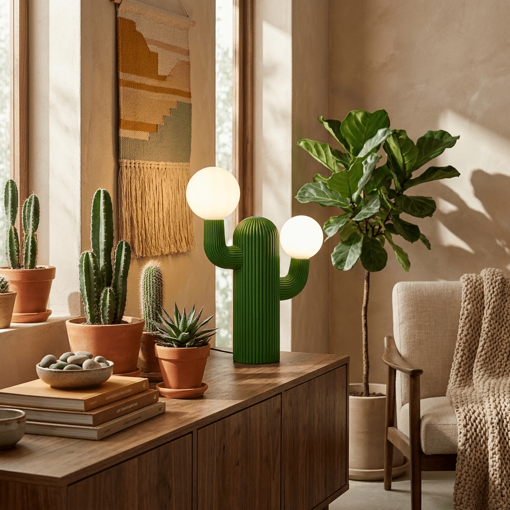 Lazlo Cactus-tafellamp