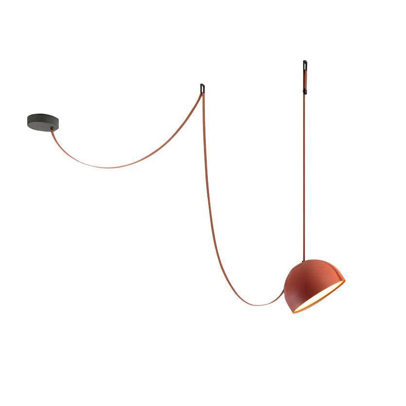 Elarok Moderne minimalistische combinatie hanglamp van leer