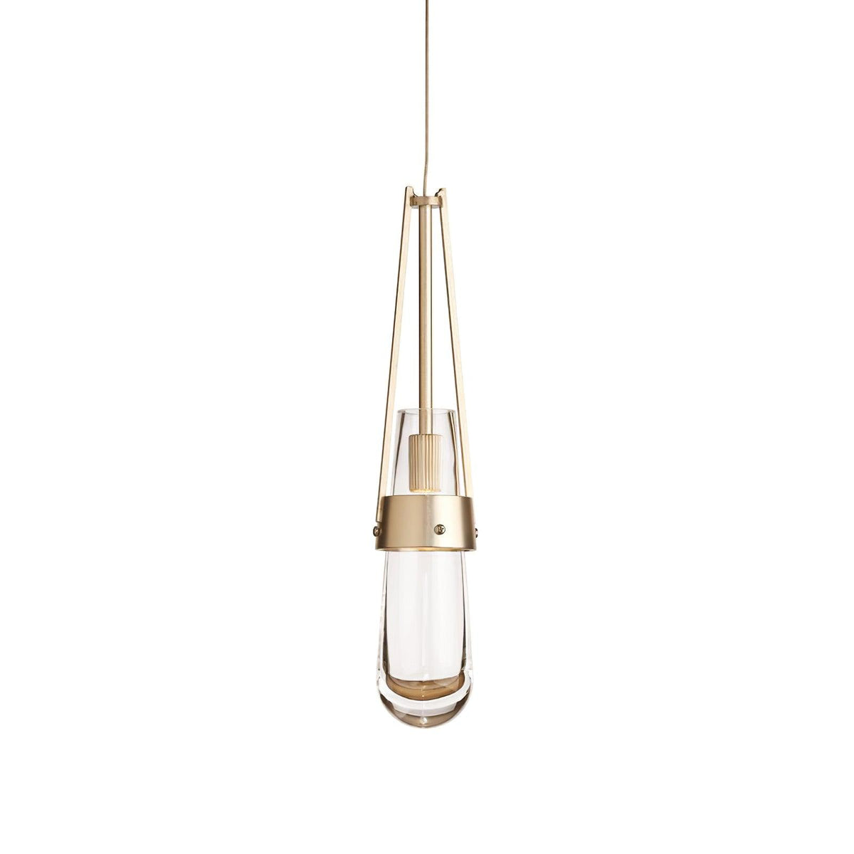 Vazora hanglamp met blauw glas