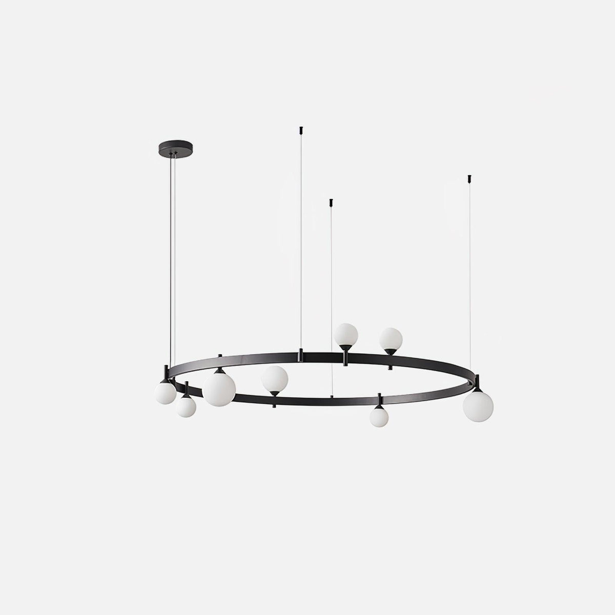 Orel hanglamp ronde zwarte ring