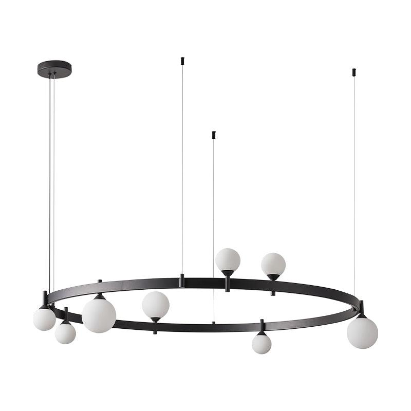 Orel hanglamp ronde zwarte ring