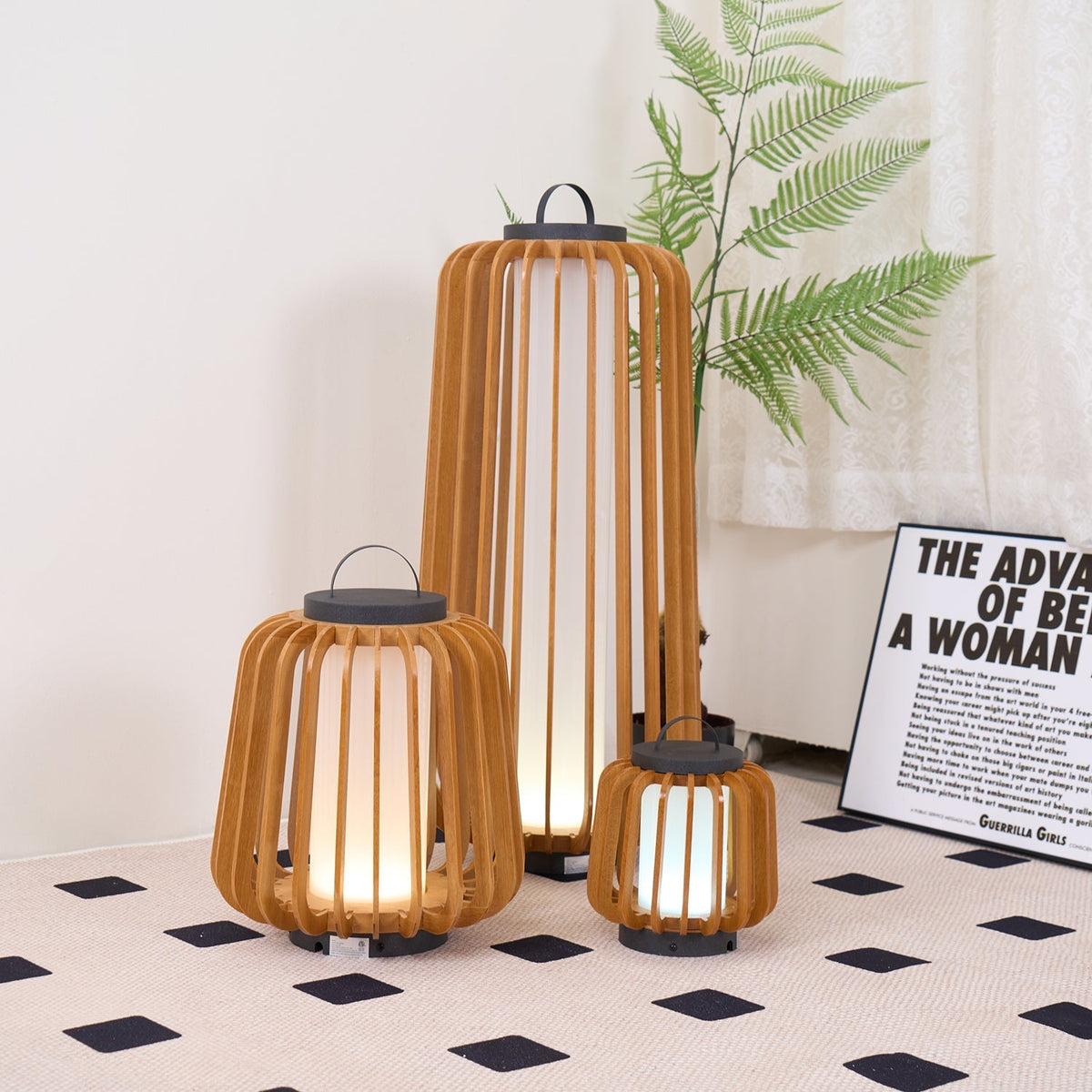 Irina Premium Art Draagbare Lantaarn Buitenverlichting