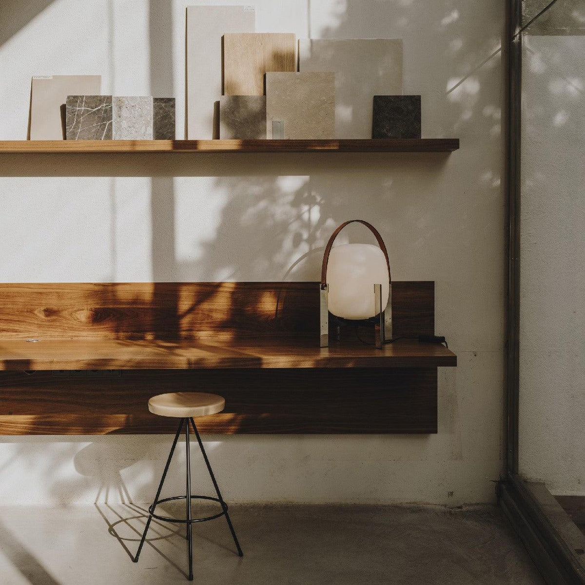 Harper Minimalistische tafellamp van glas