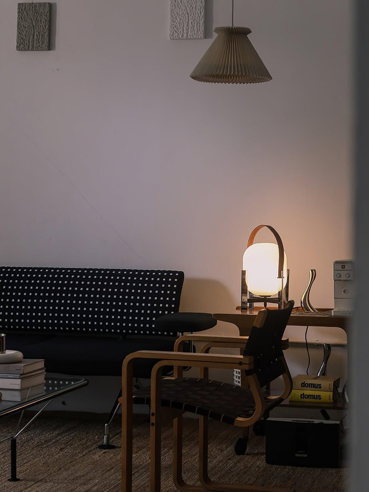 Harper Minimalistische tafellamp van glas