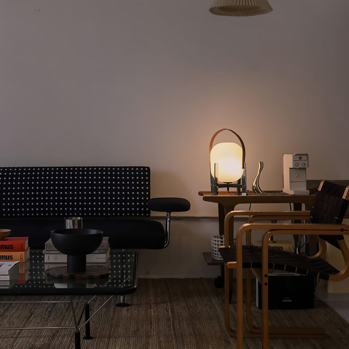Harper Minimalistische tafellamp van glas
