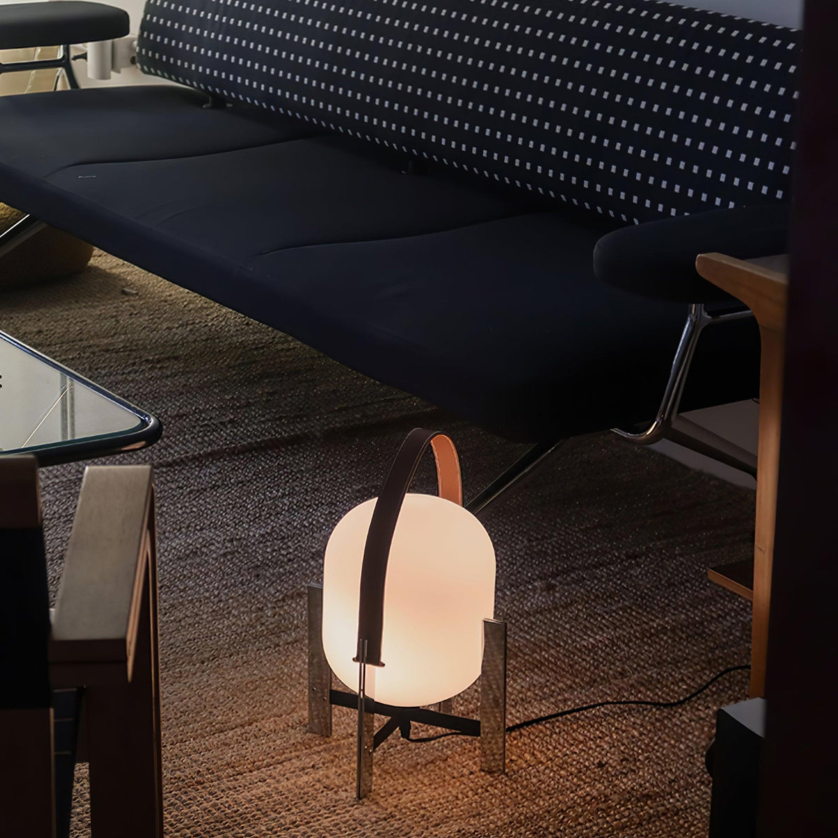 Harper Minimalistische tafellamp van glas