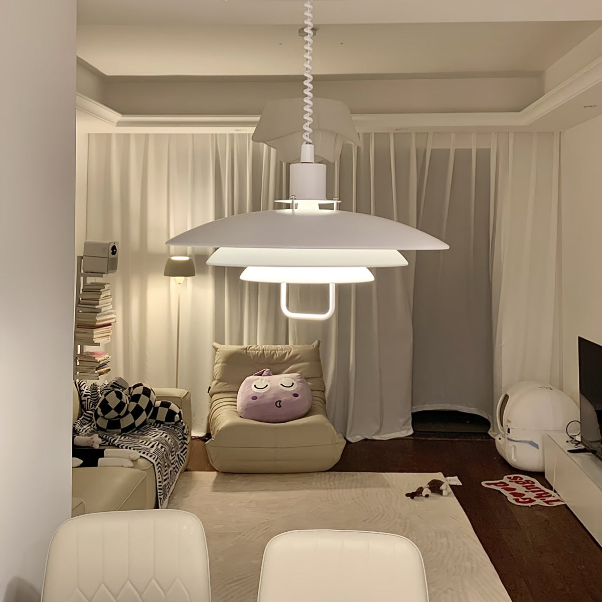 Divor Aluminium glamoureus hanglamp