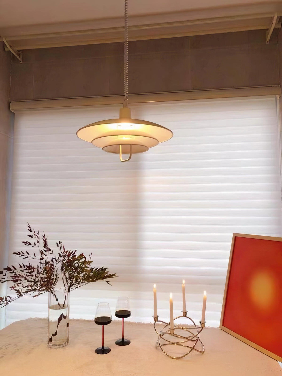 Divor Aluminium glamoureus hanglamp