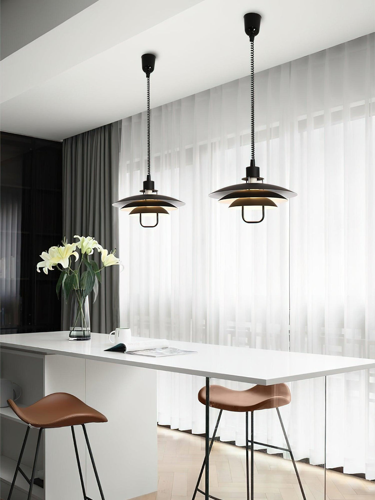 Divor Aluminium glamoureus hanglamp
