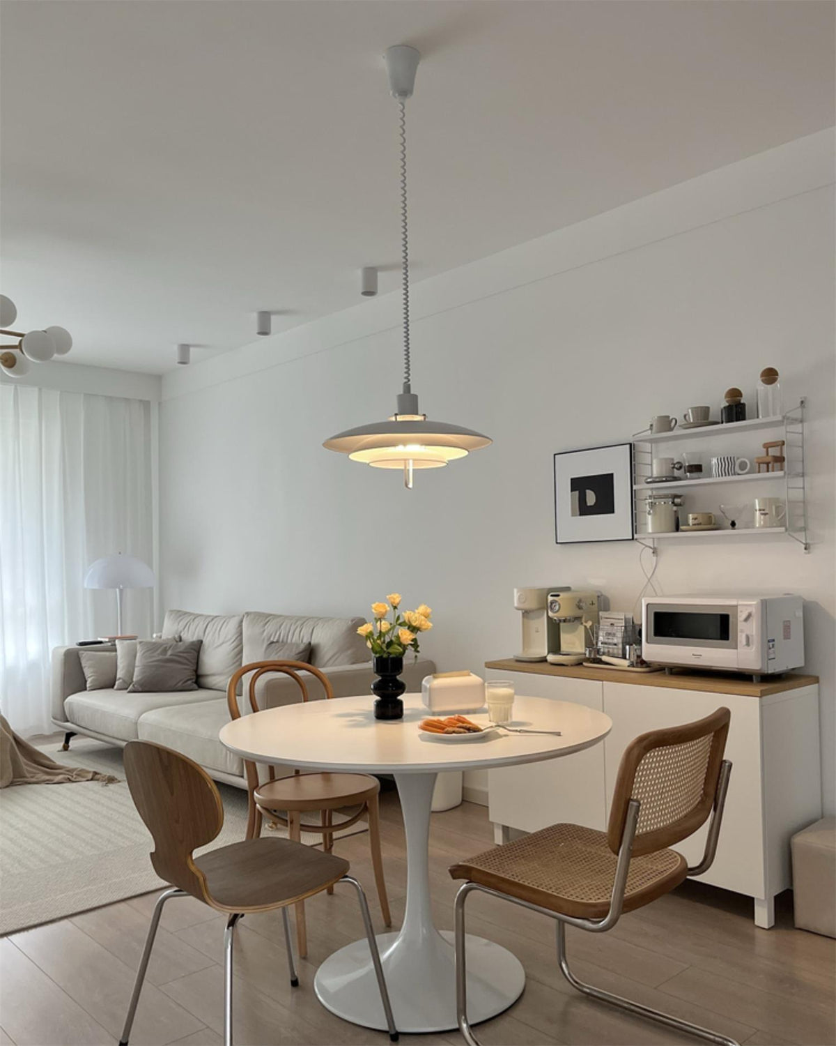 Divor Aluminium glamoureus hanglamp