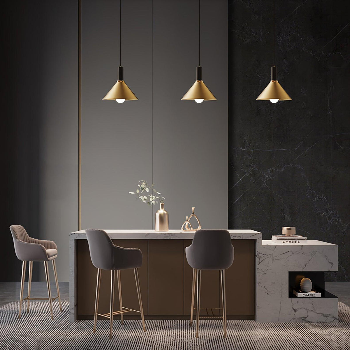 Casalelia hanglamp van messing