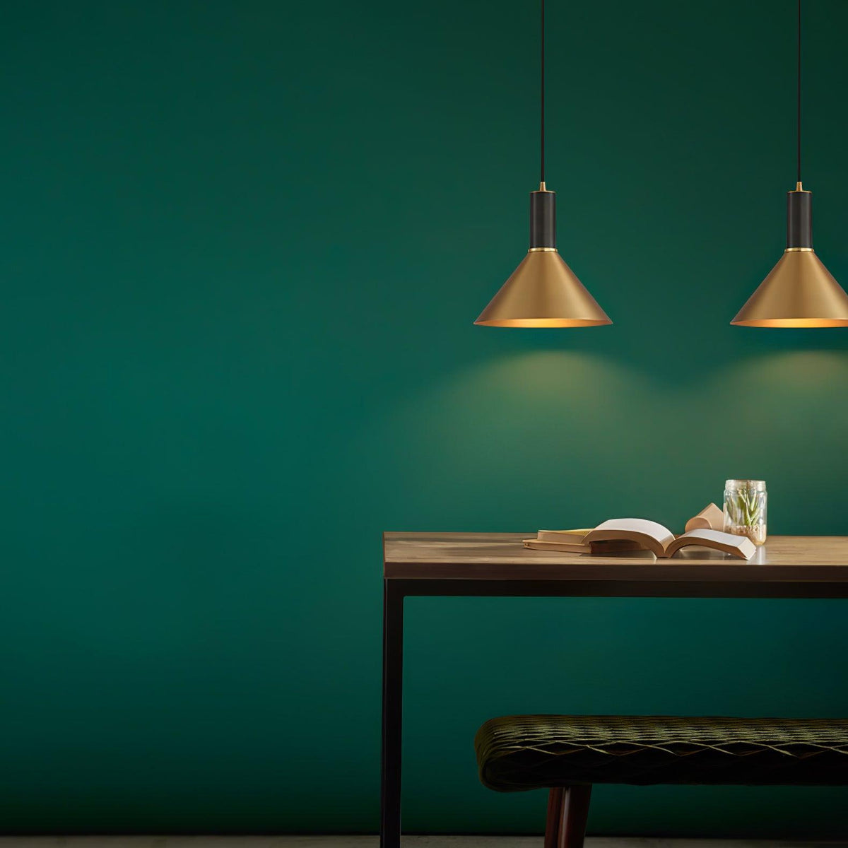 Casalelia hanglamp van messing