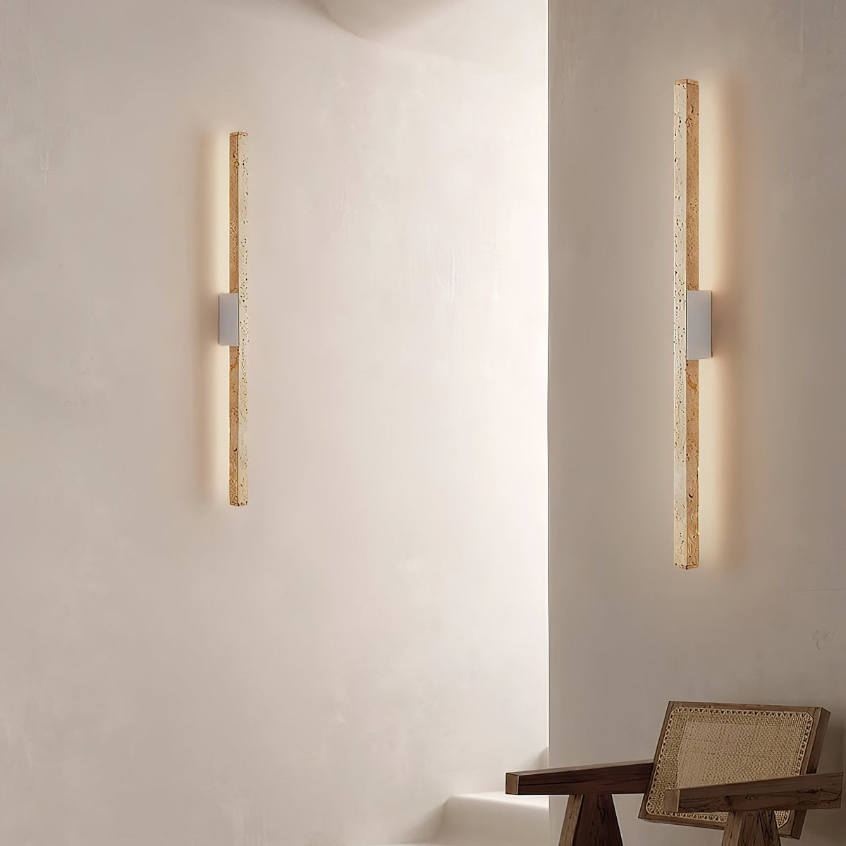Vivyna travertin wandlamp