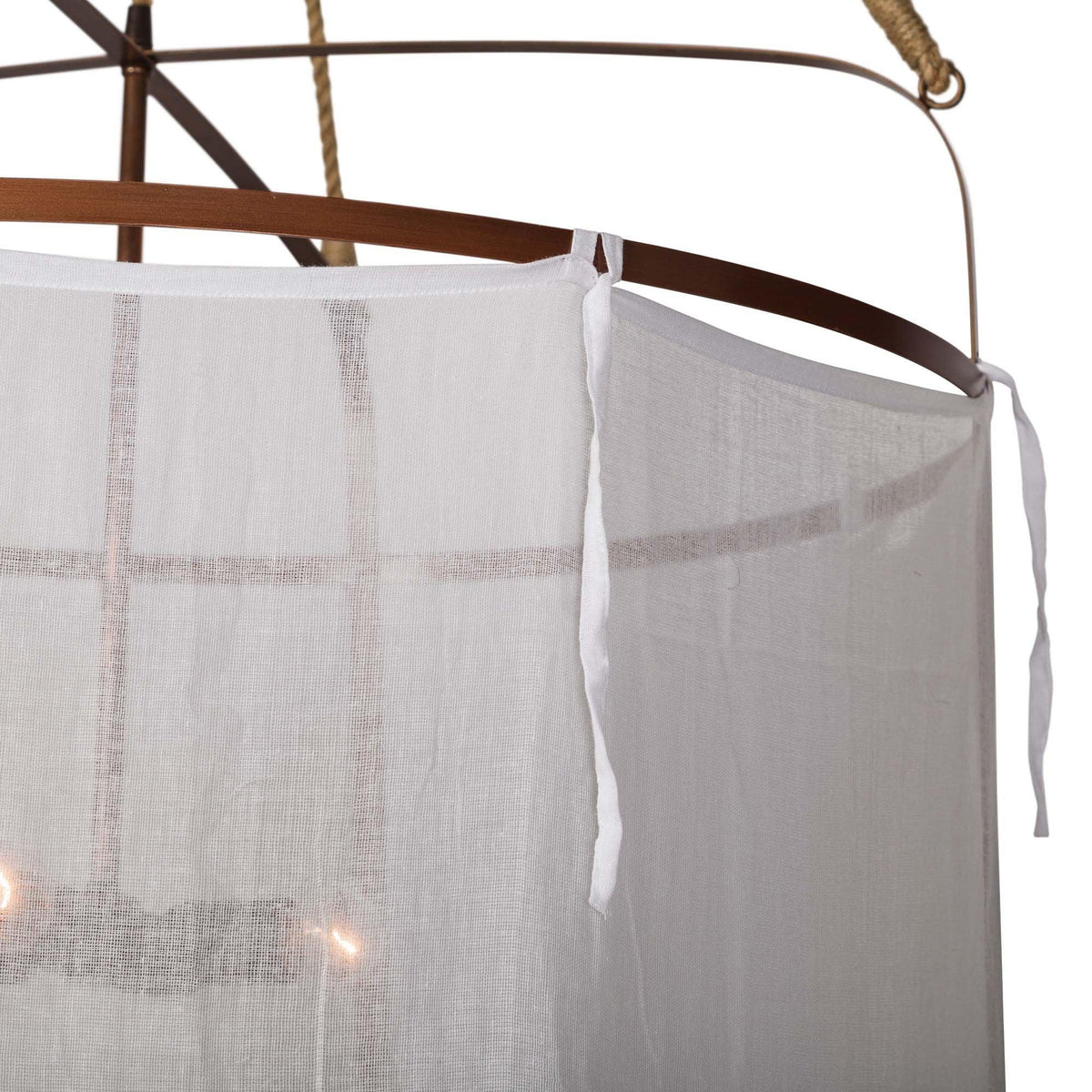 Lininora linnen bohemian hanglamp