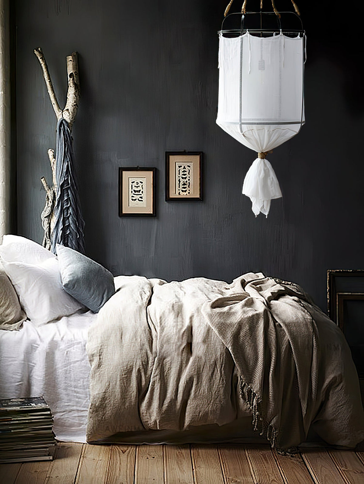 Lininora linnen bohemian hanglamp