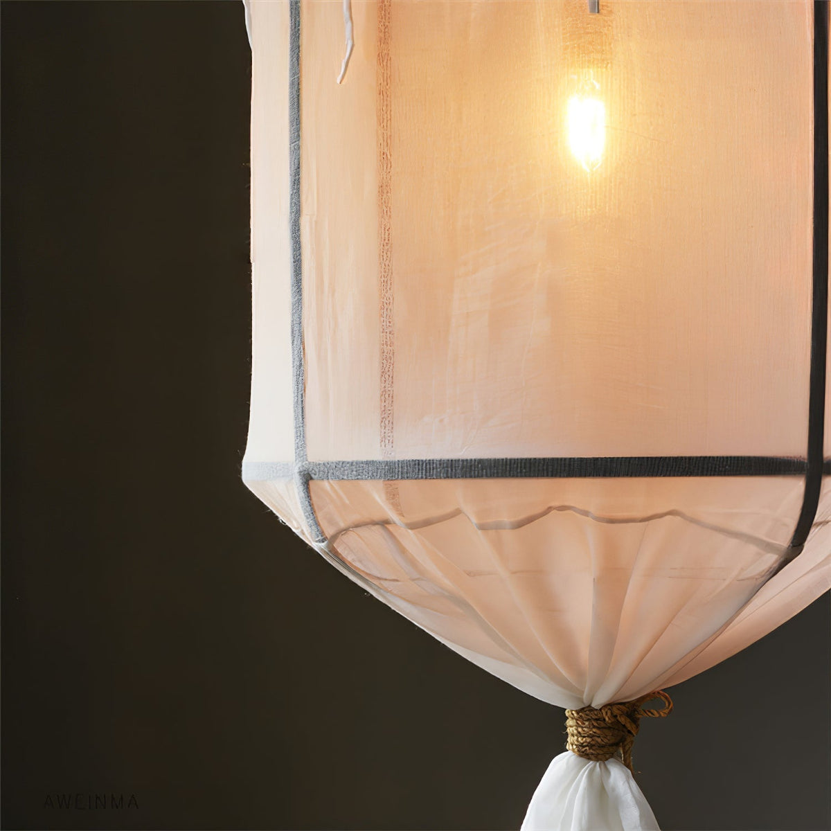 Lininora linnen bohemian hanglamp