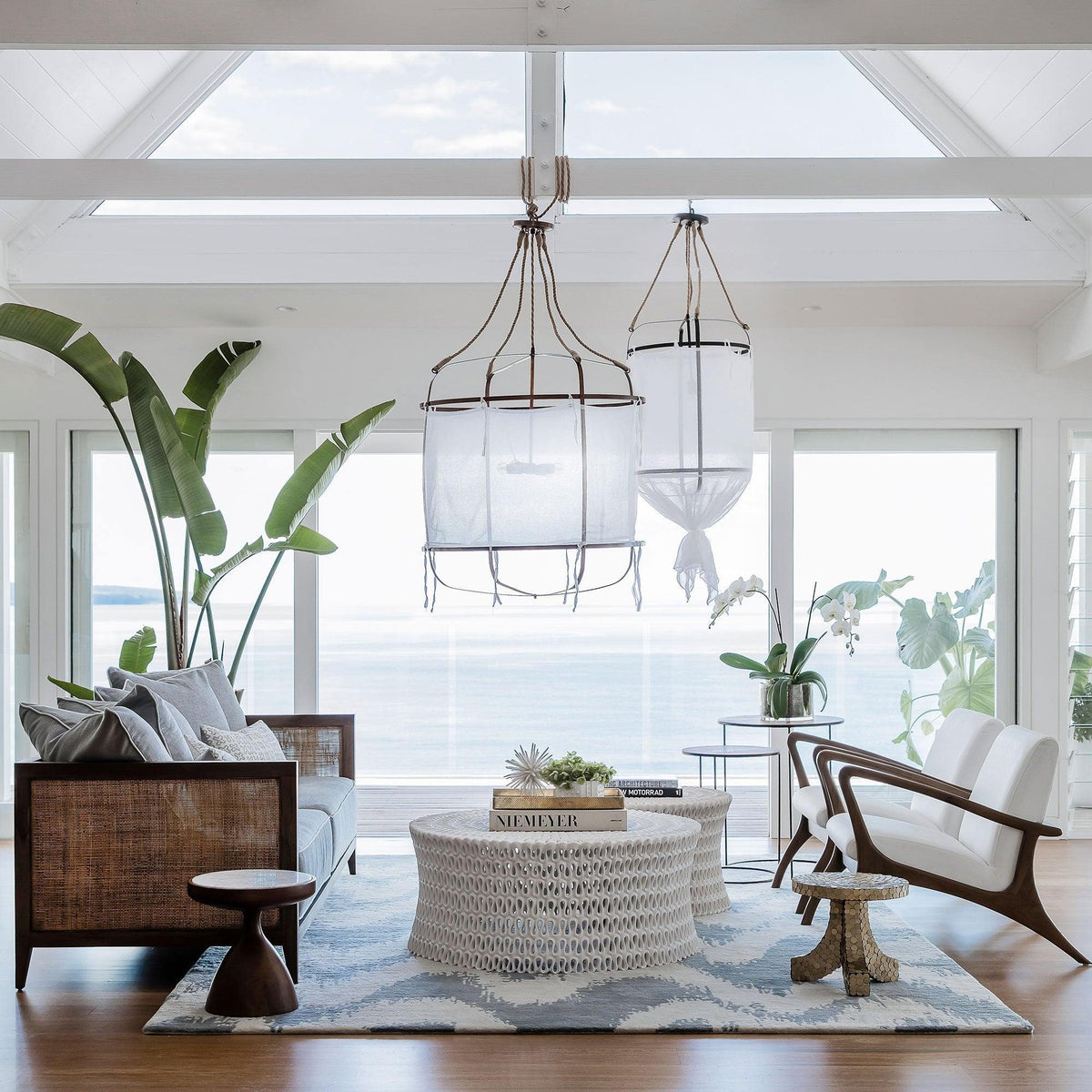 Lininora linnen bohemian hanglamp