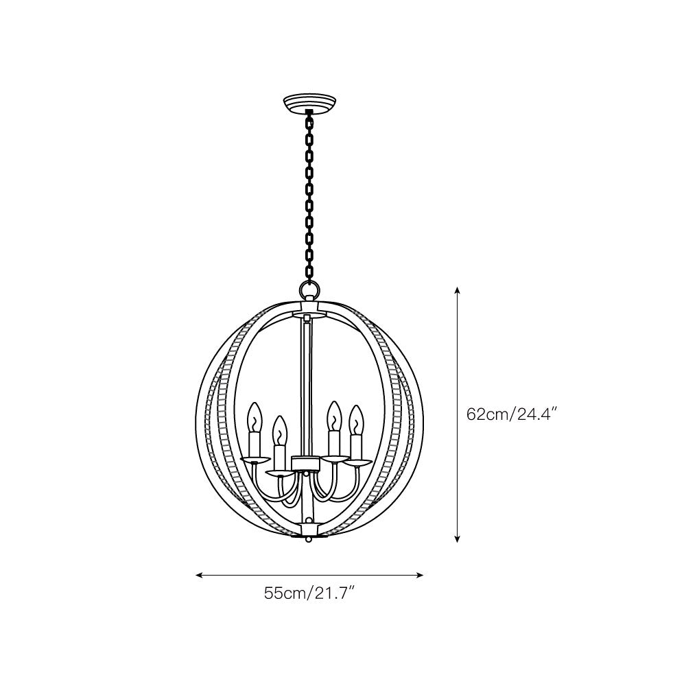Viraalette hanglamp