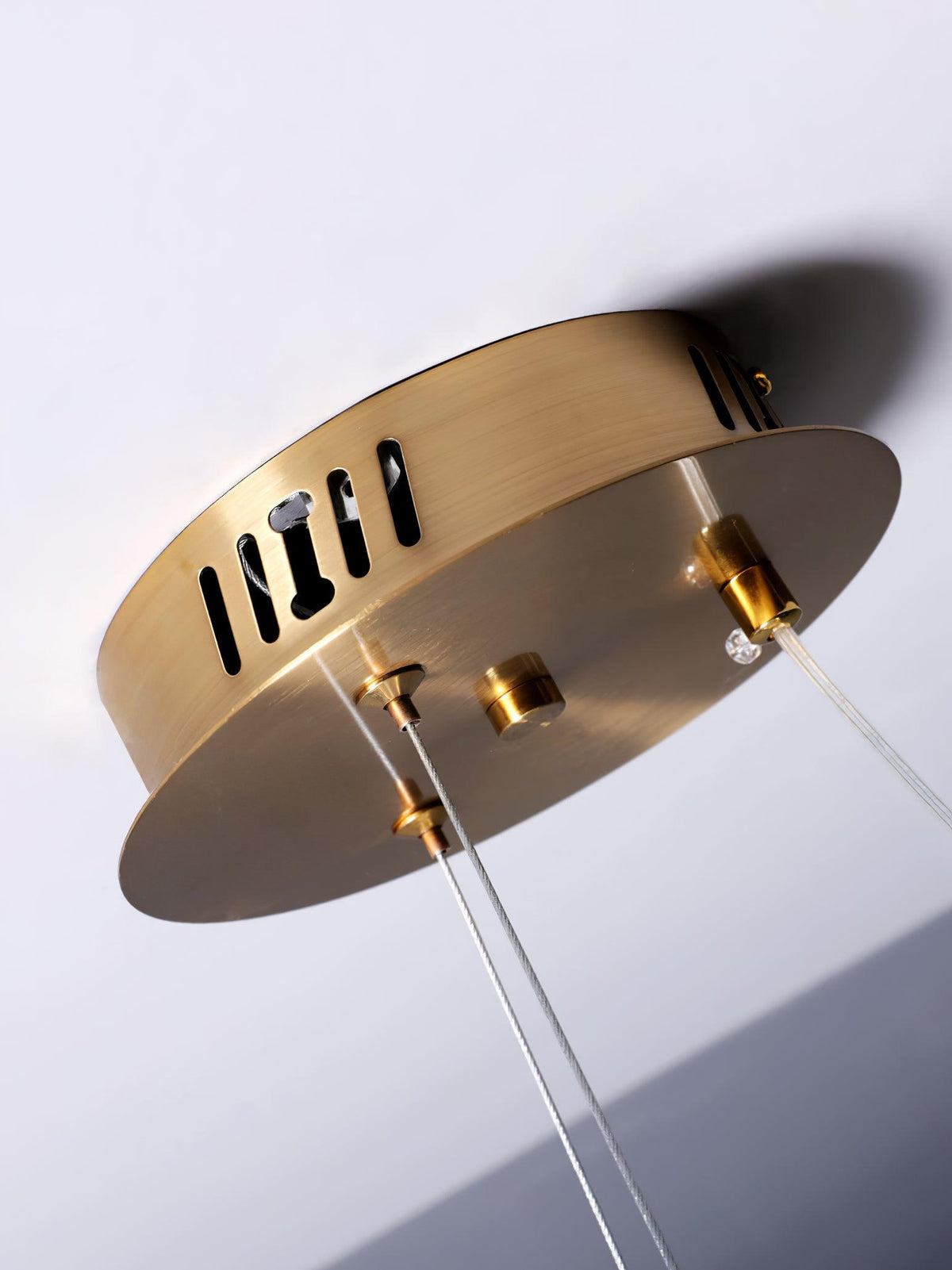 Cera kroonluchter met bolle heldere ringen, modern minimalistisch