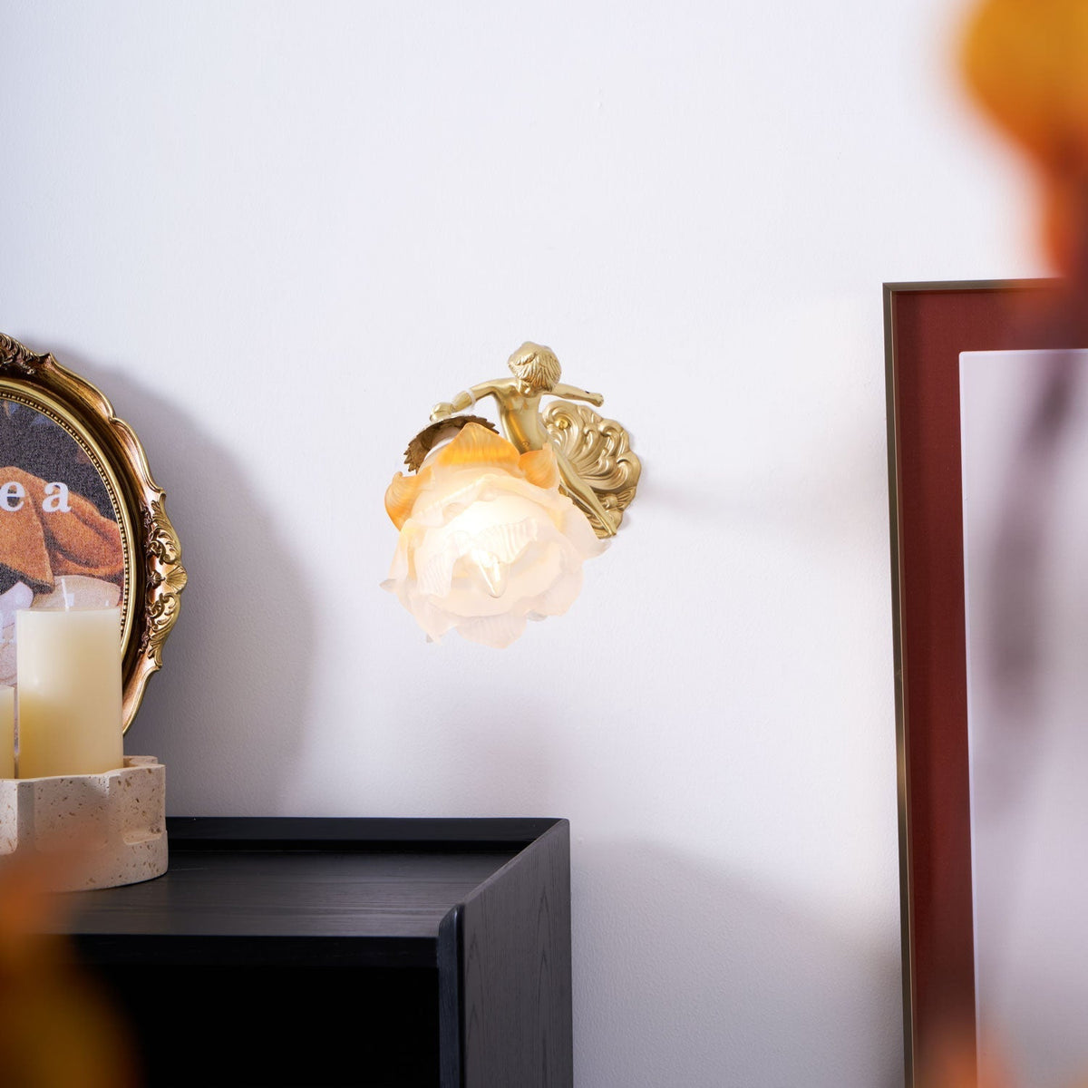 Bex Flying Angel wandlamp van glas
