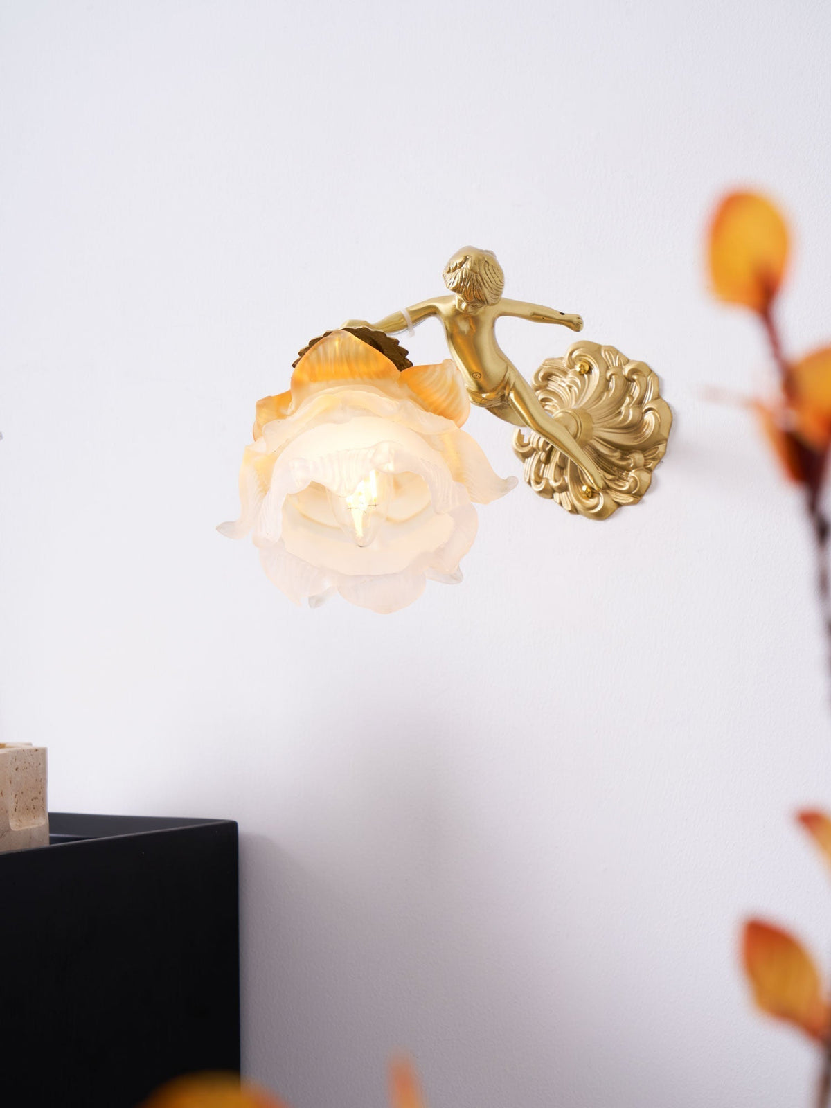 Bex Flying Angel wandlamp van glas