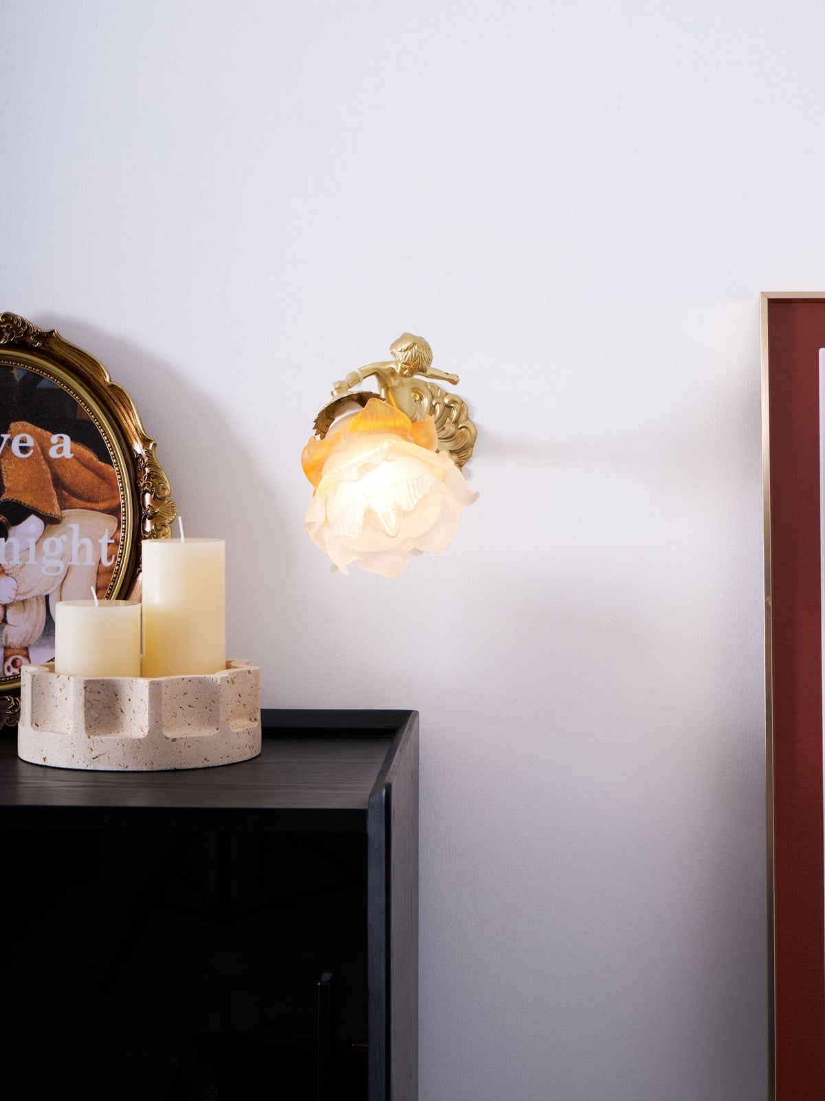 Bex Flying Angel wandlamp van glas