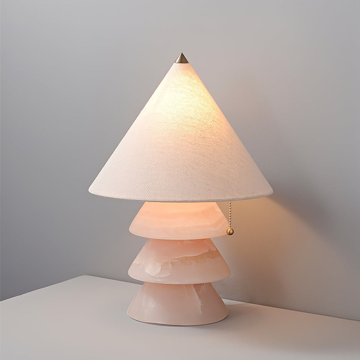 Pyramid Retro marmeren tafellamp