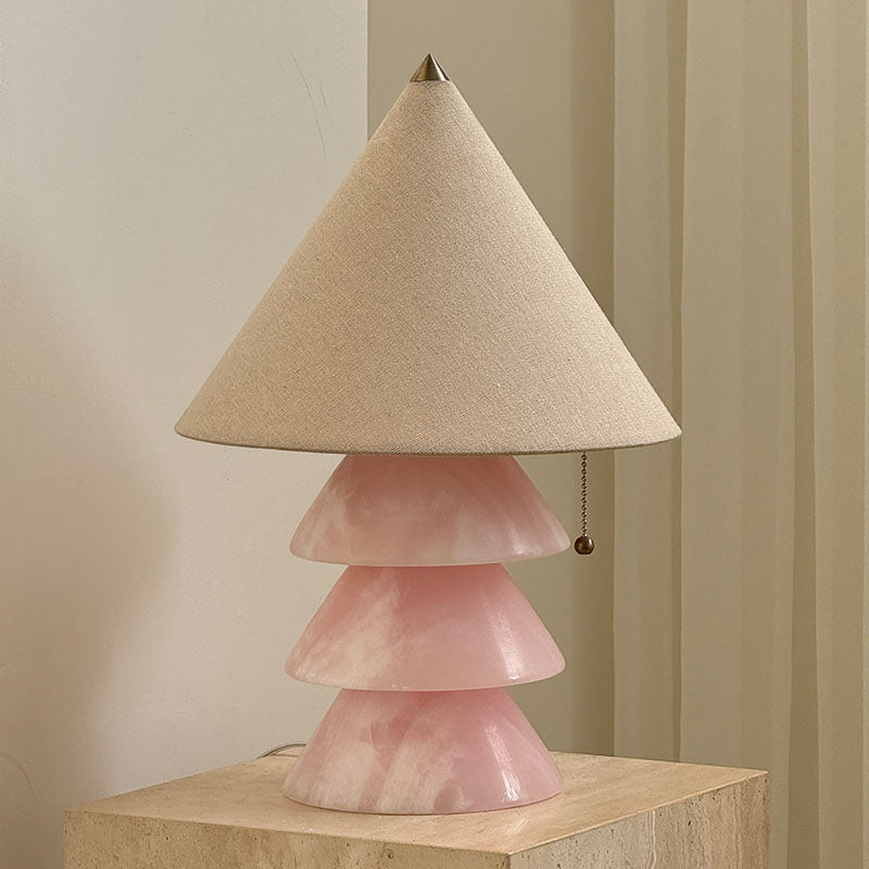 Pyramid Retro marmeren tafellamp