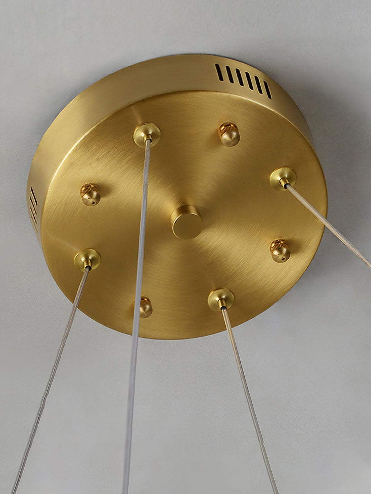 Dythan Minimalistische hanglamp van met albasten ring