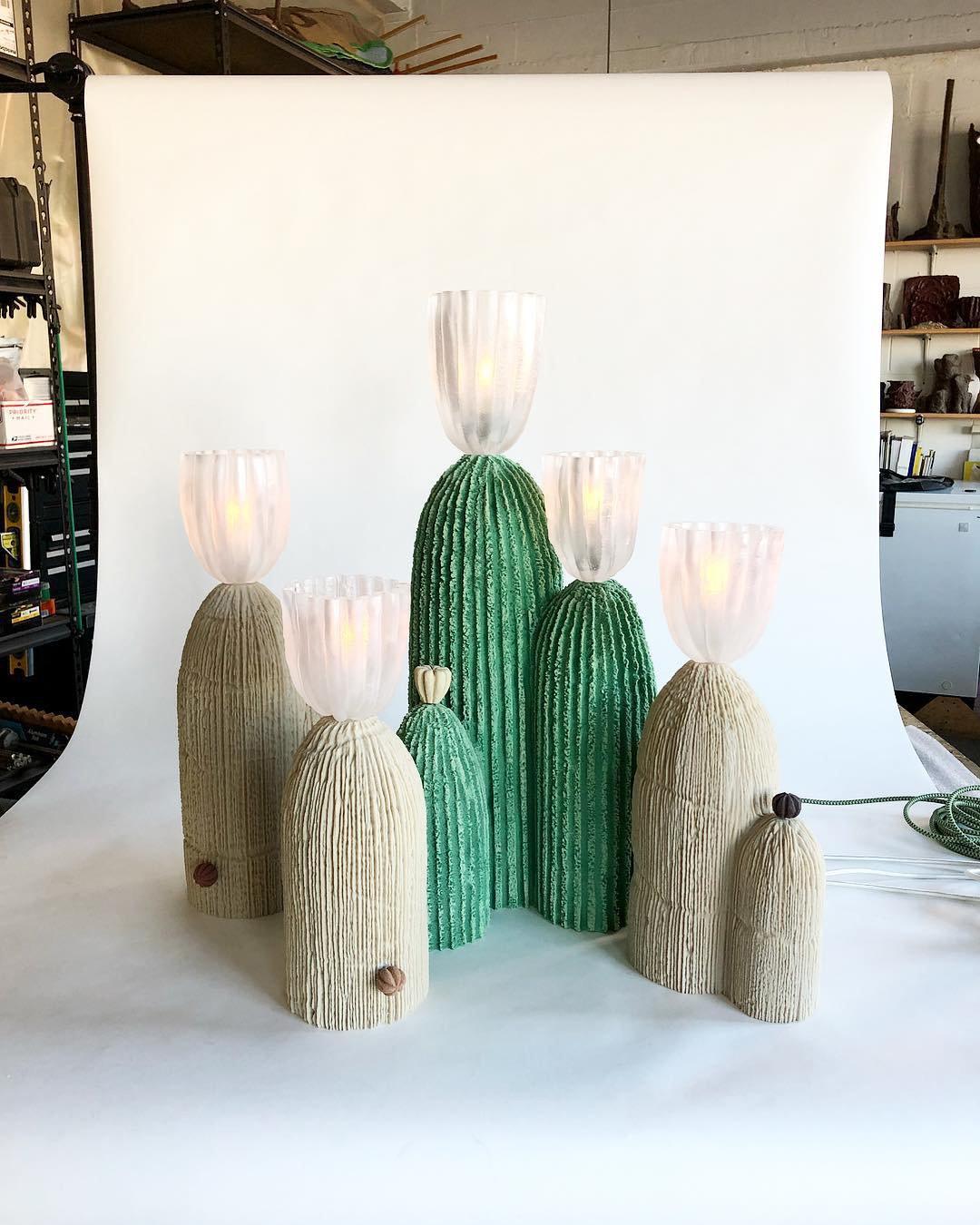 Soreny kunstmatige tafellamp van hars
