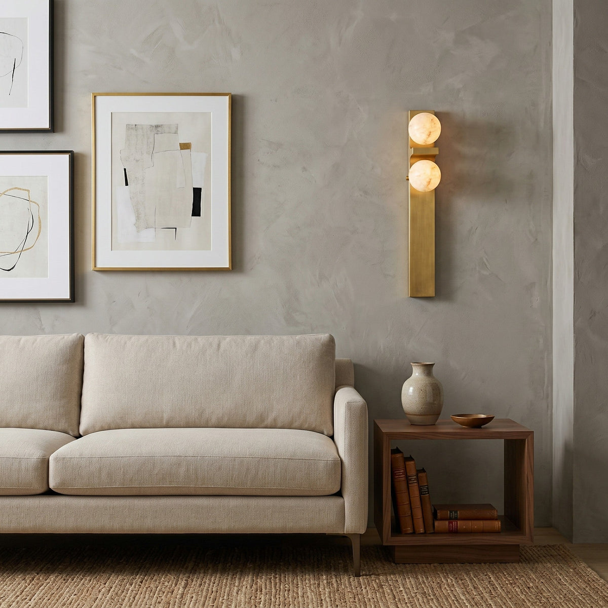 Auralen albasten wandlamp