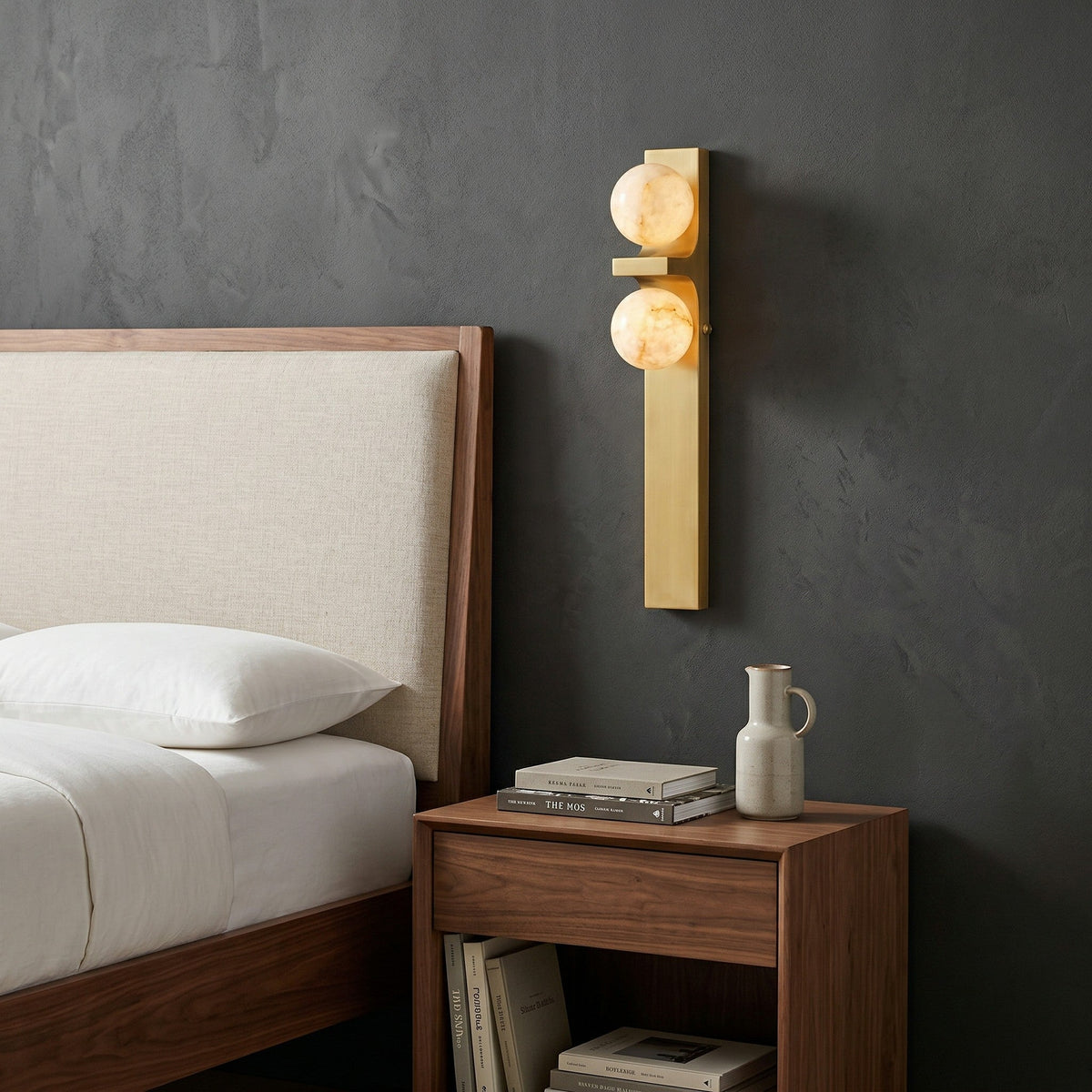 Auralen albasten wandlamp