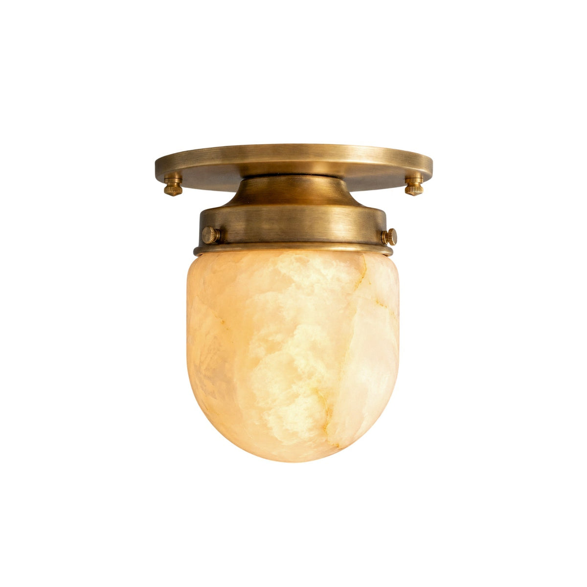 Bullet-shaped albasten plafondlamp