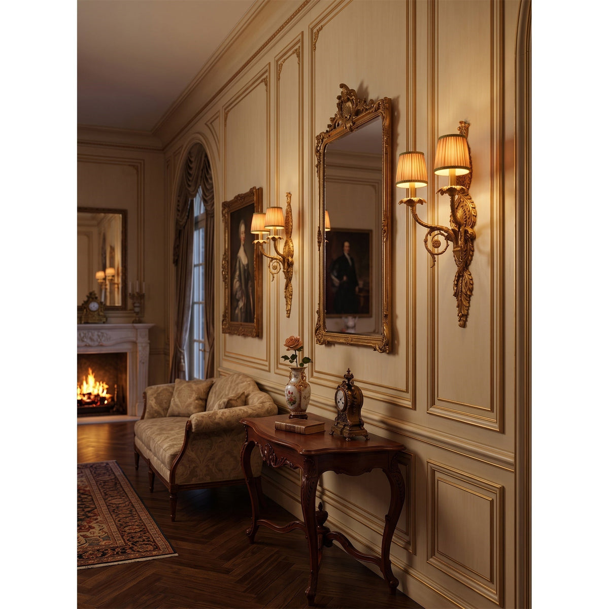 Regals wandlamp