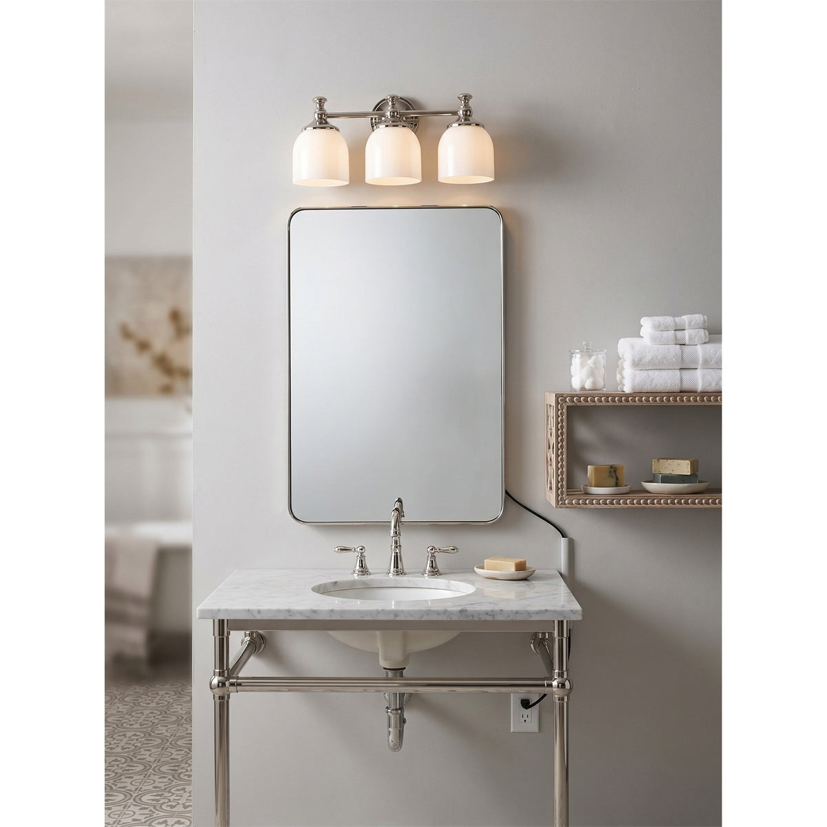 Celiaya Chart-glas wandlamp met stekker