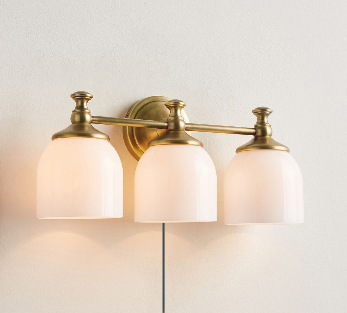 Celiaya Chart-glas wandlamp met stekker