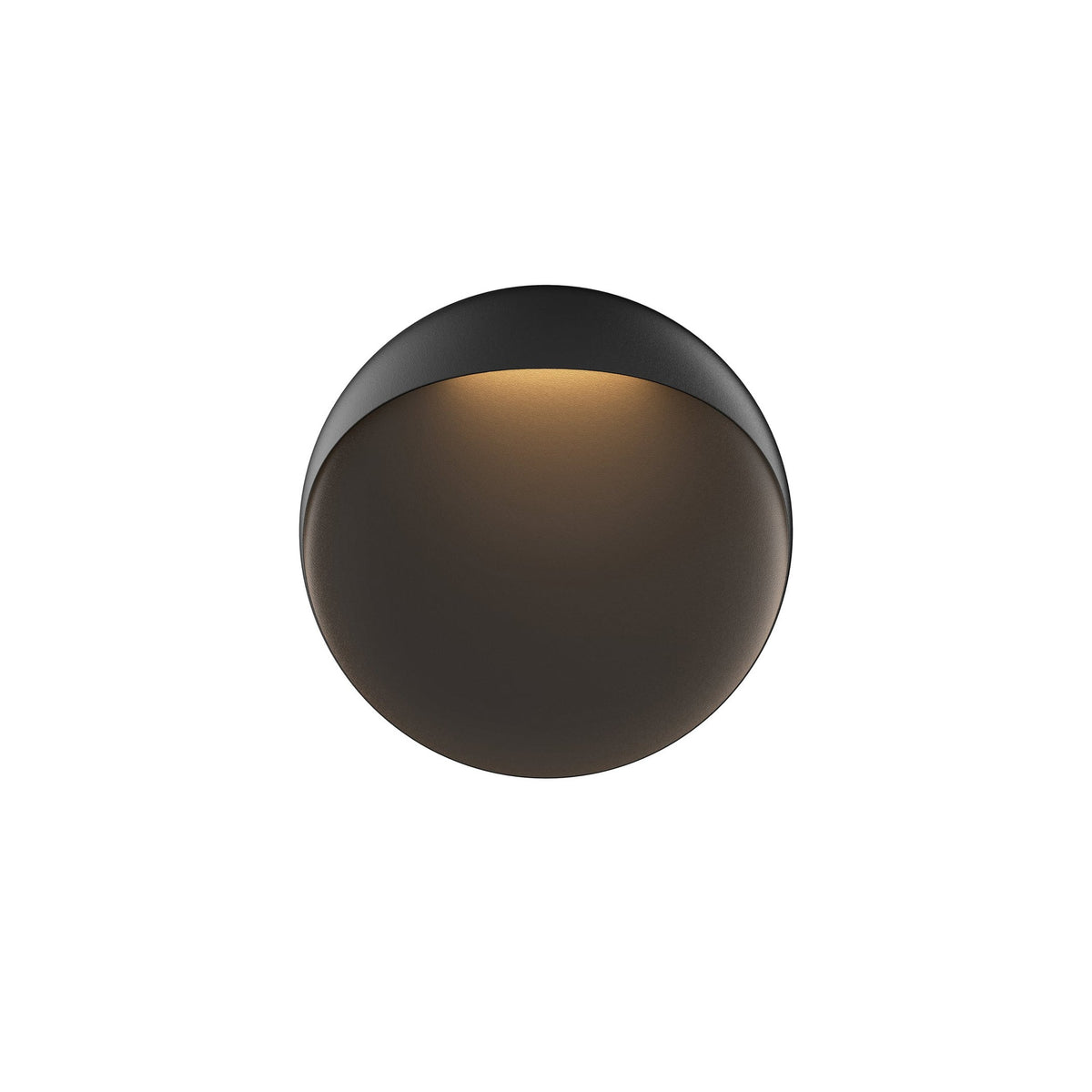 Flindt ronde wandlamp in aluminium